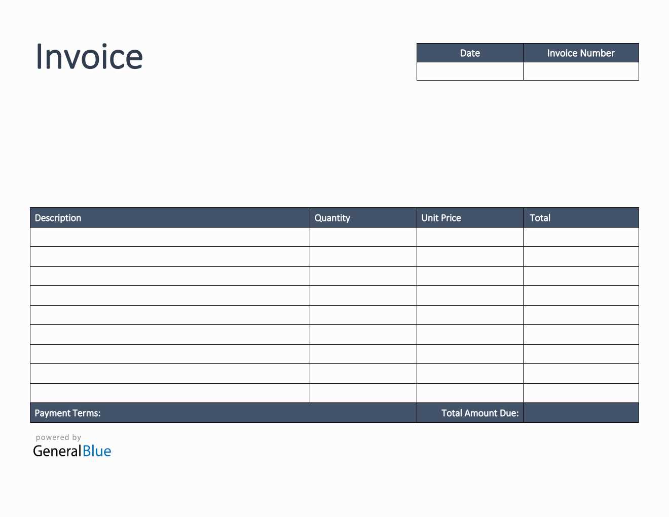 customs invoice template uk