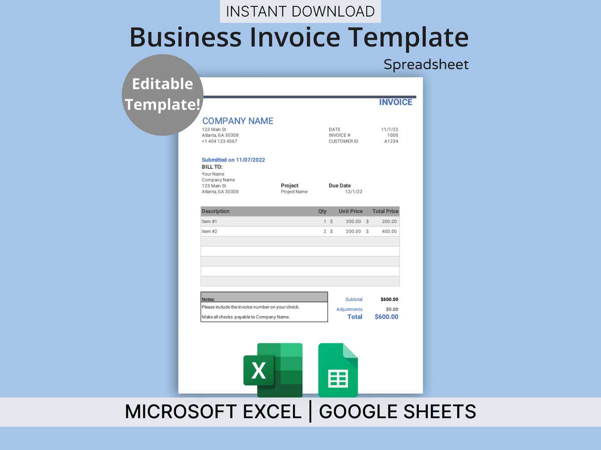 how to find invoice template in excel