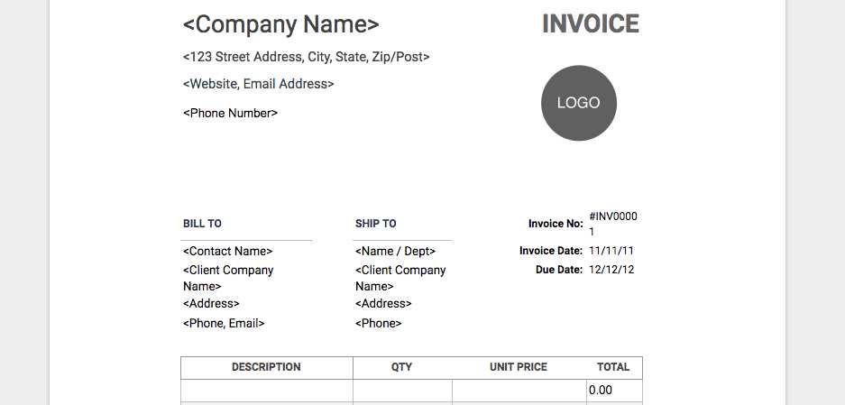 freelance illustrator invoice template