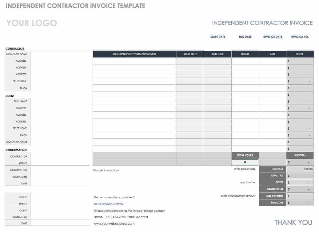 freelancer invoice template pdf