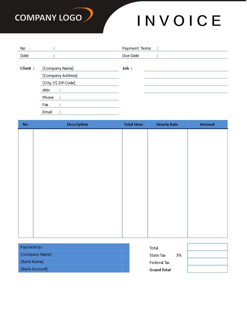 freelancer invoice template word free download