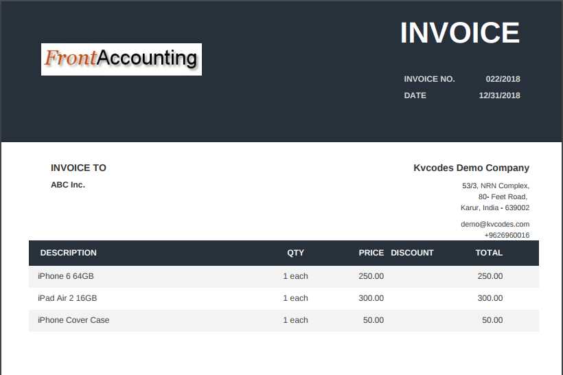 freshbooks invoice template