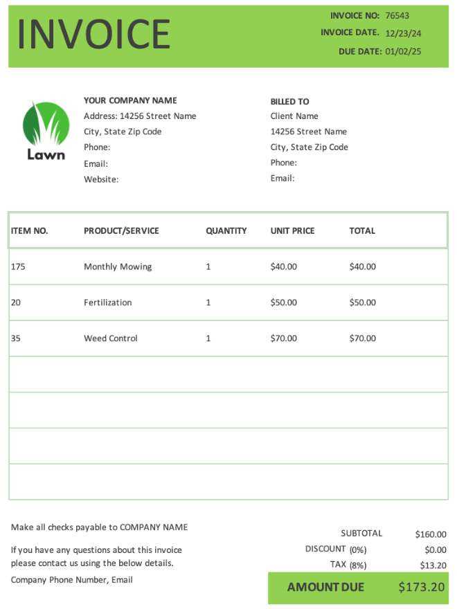 free invoice letterhead template