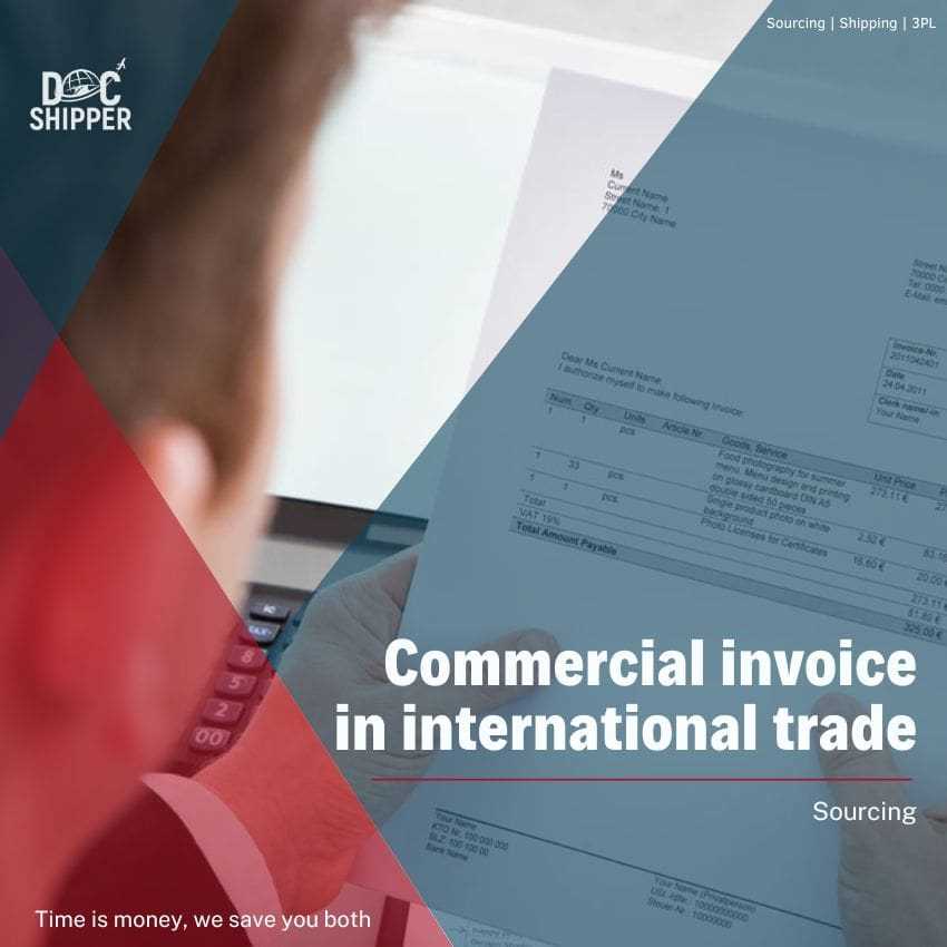 commercial invoice template doc