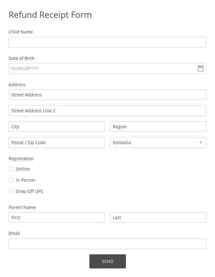 refund invoice template