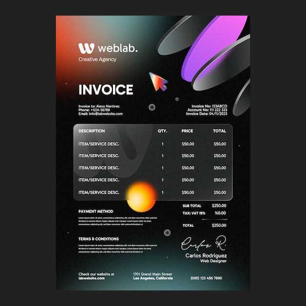 creative invoice template free download