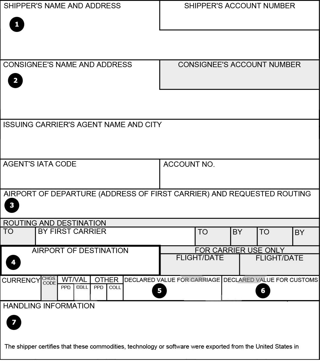 ups invoice template