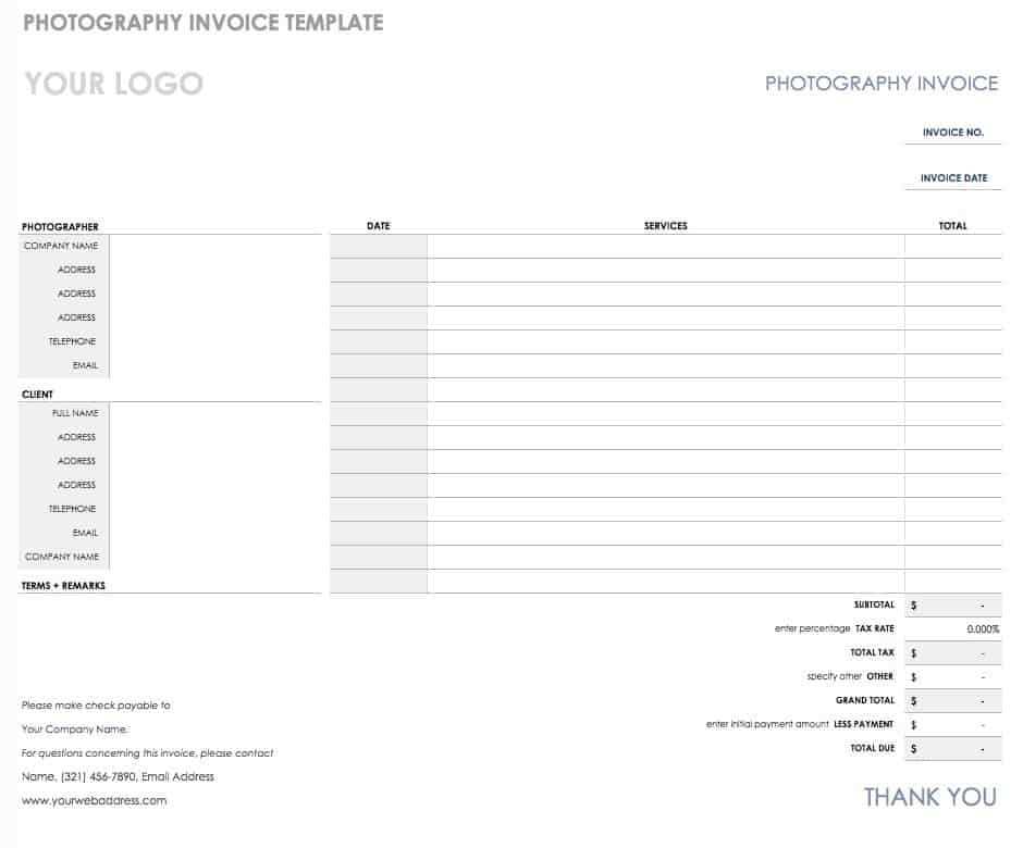 free printable invoice template pdf