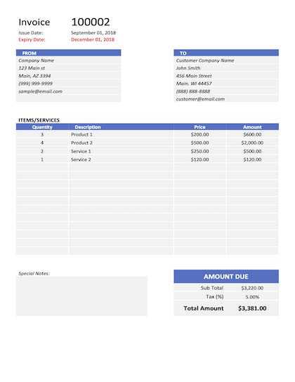doctors office invoice template