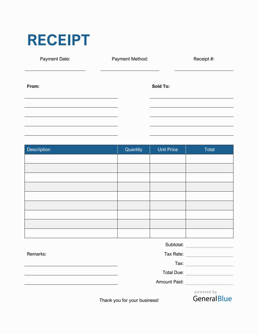 free invoice template printable
