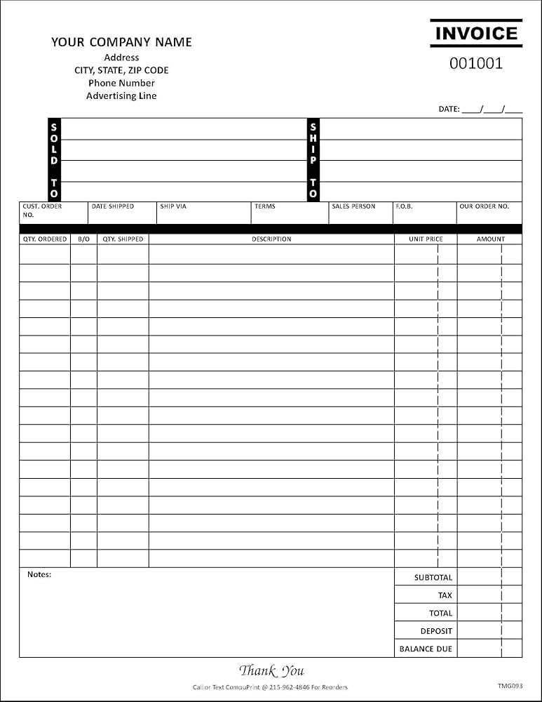 amazon invoice template excel