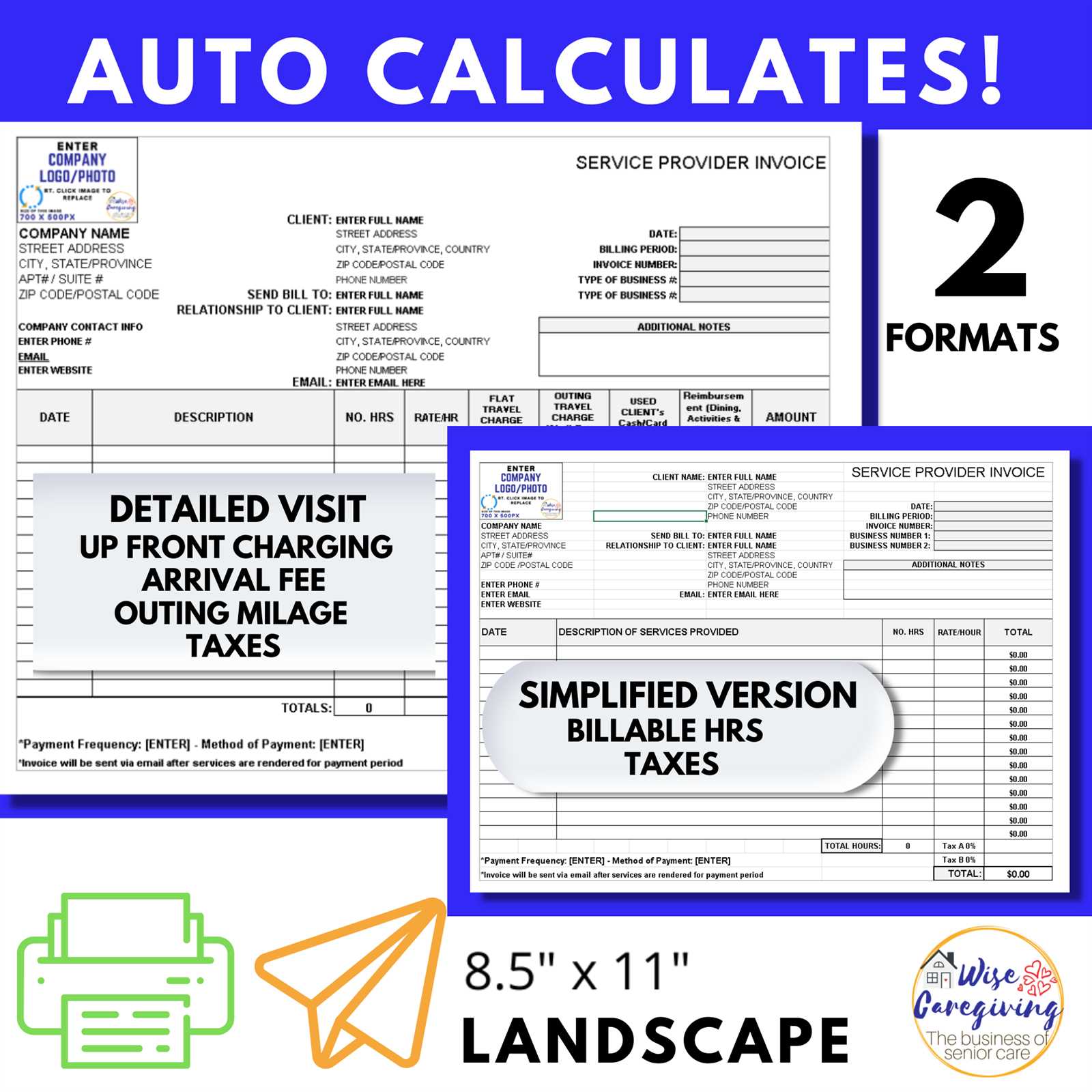 home invoice template