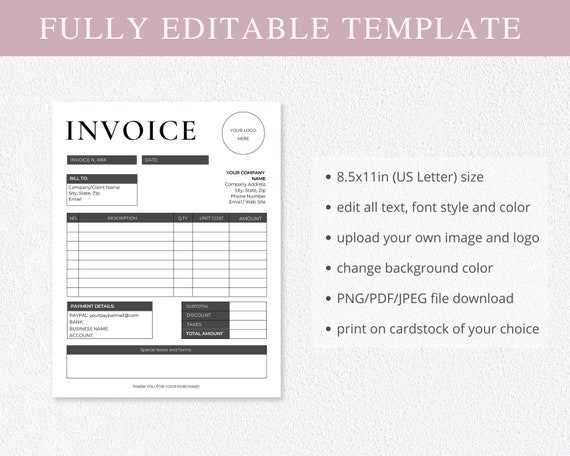 photography invoice template pdf