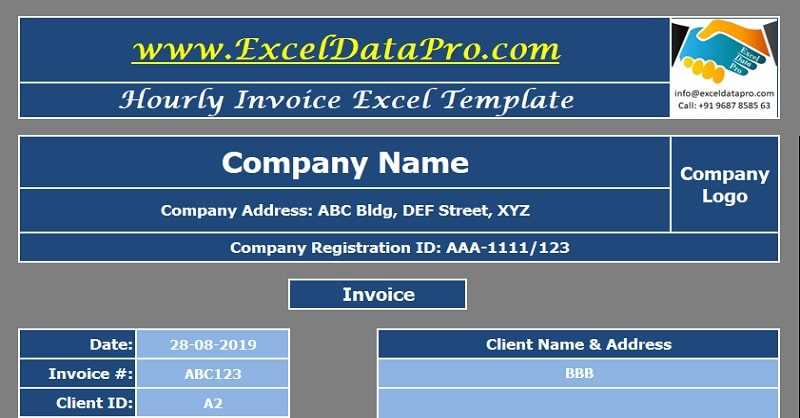 invoice template for openoffice