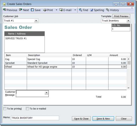 quickbooks trucking invoice template