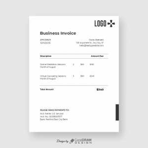 invoice template for free download