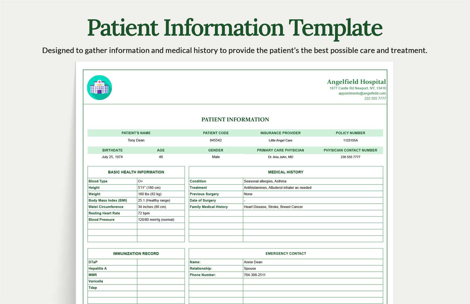medical records invoice template