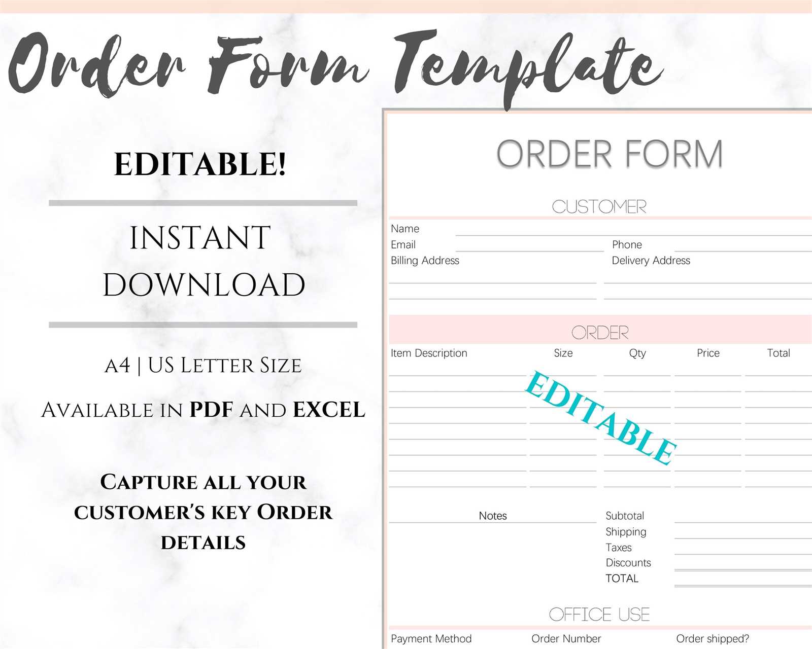 invoice fillable template