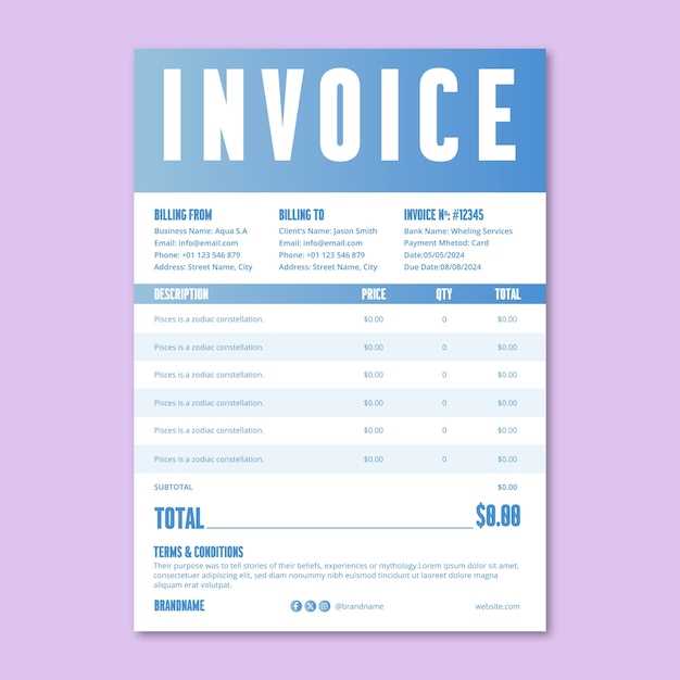 sample consulting invoice template