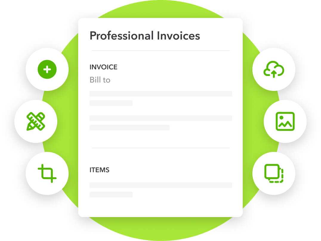 quickbooks online template invoice