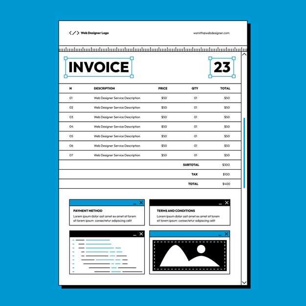 invoice template odt