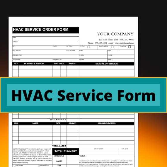 air conditioning invoice template