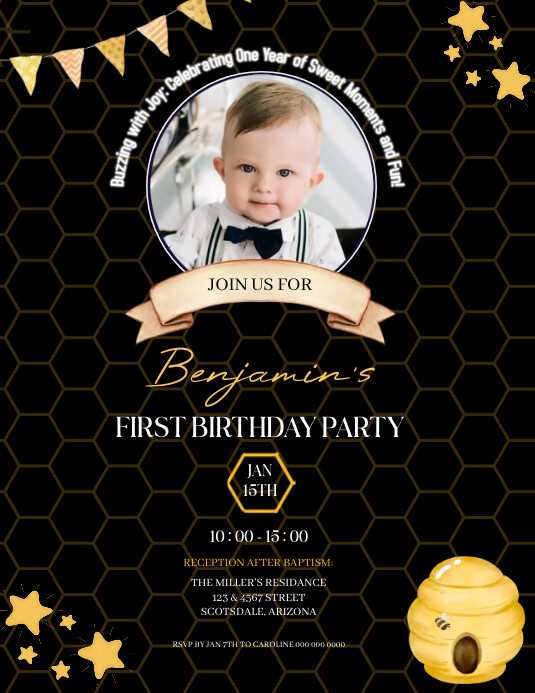 birthday party invoice template