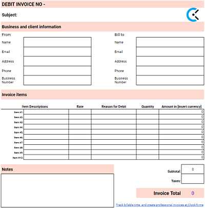 invoice template hourly work