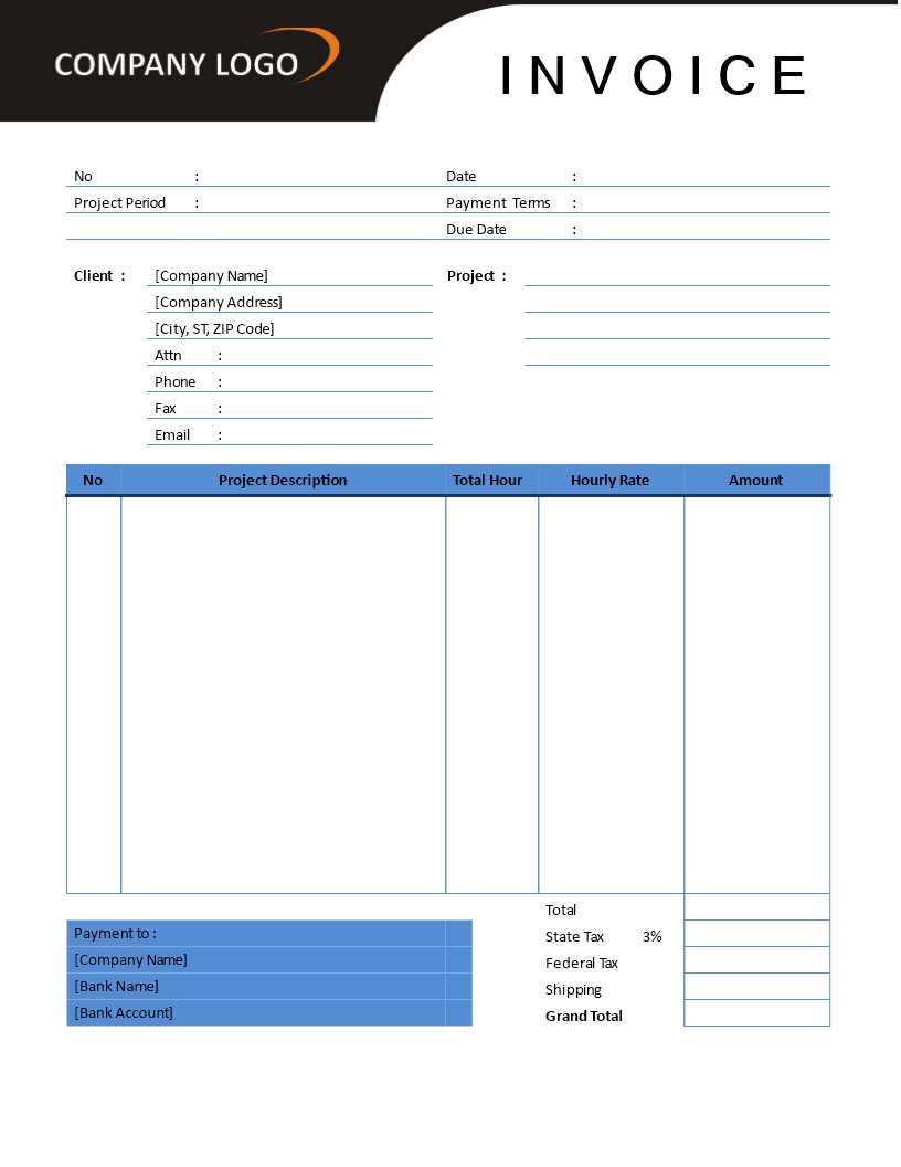 consultant invoice template