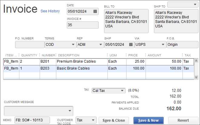 how do i change the default invoice template in quickbooks
