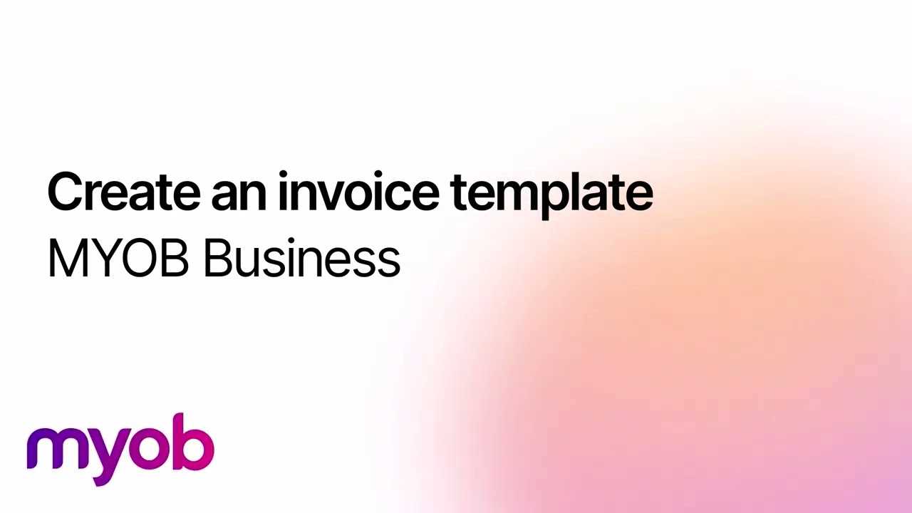 how to create a business invoice template