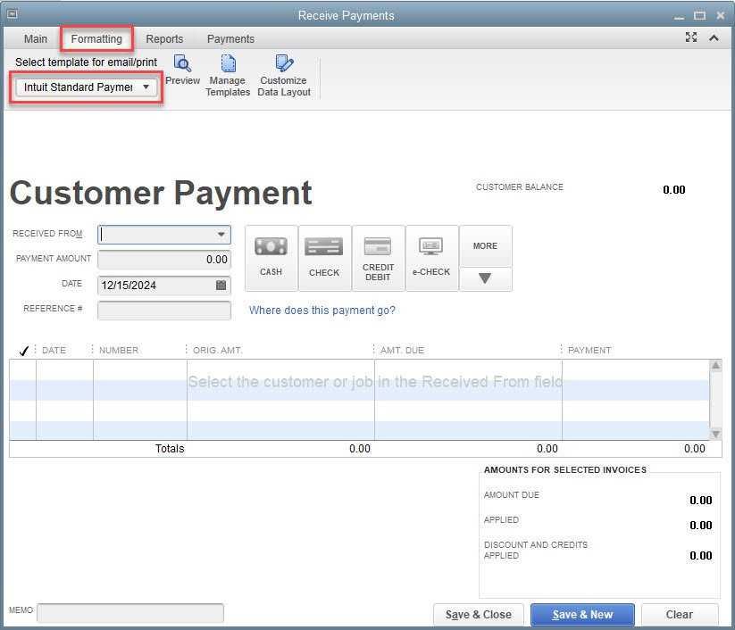 how to customize invoice template in quickbooks desktop