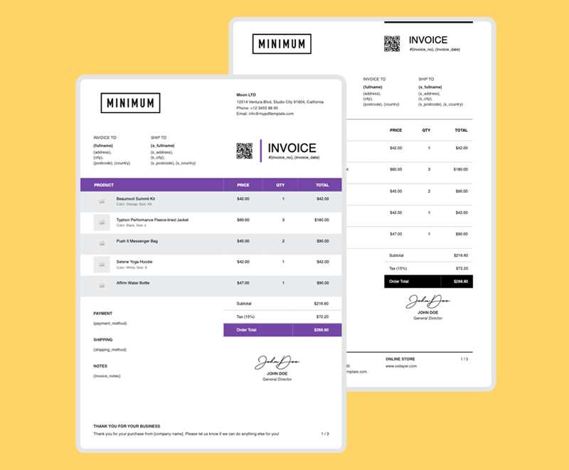 how to edit shopify invoice template