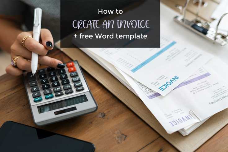 create an invoice template in word