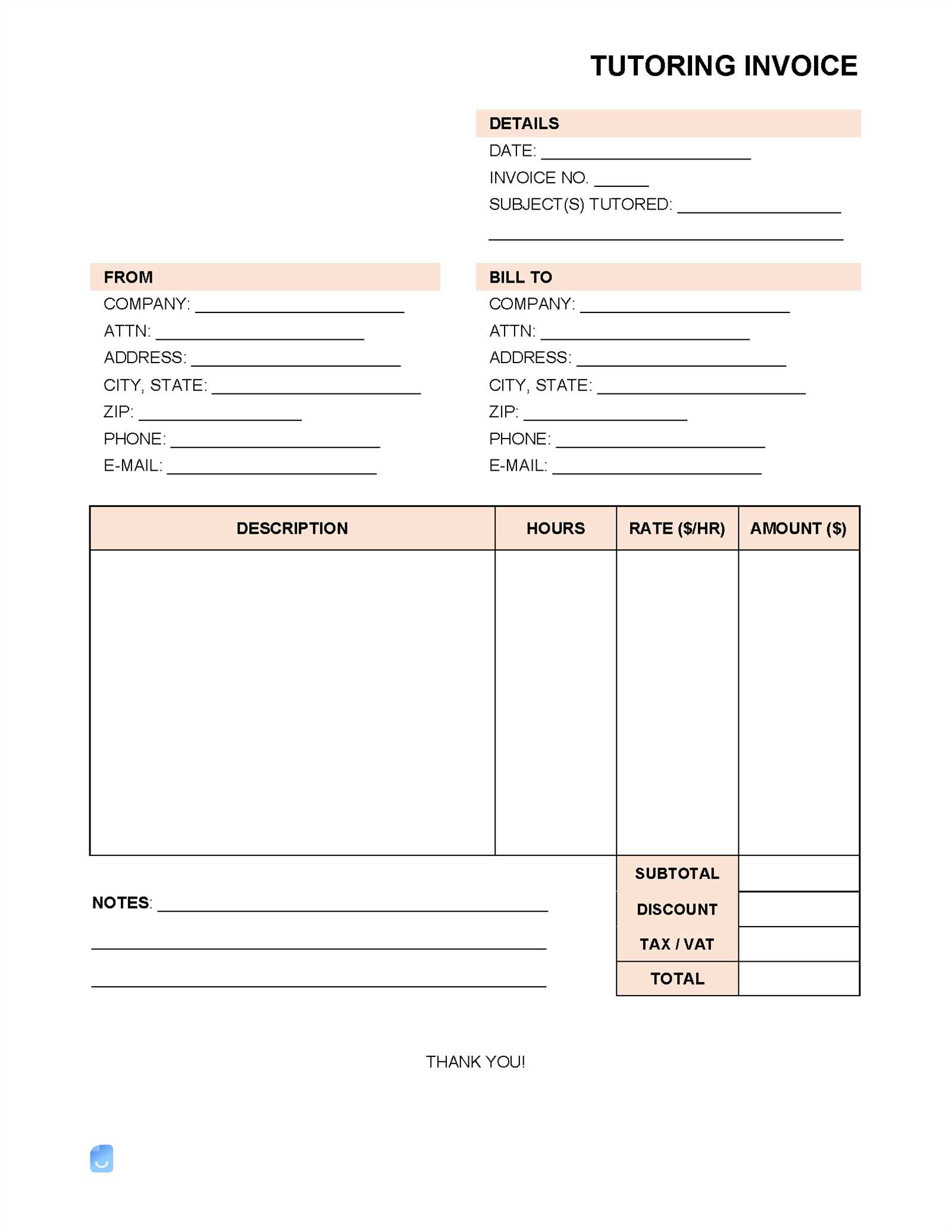 income invoice template