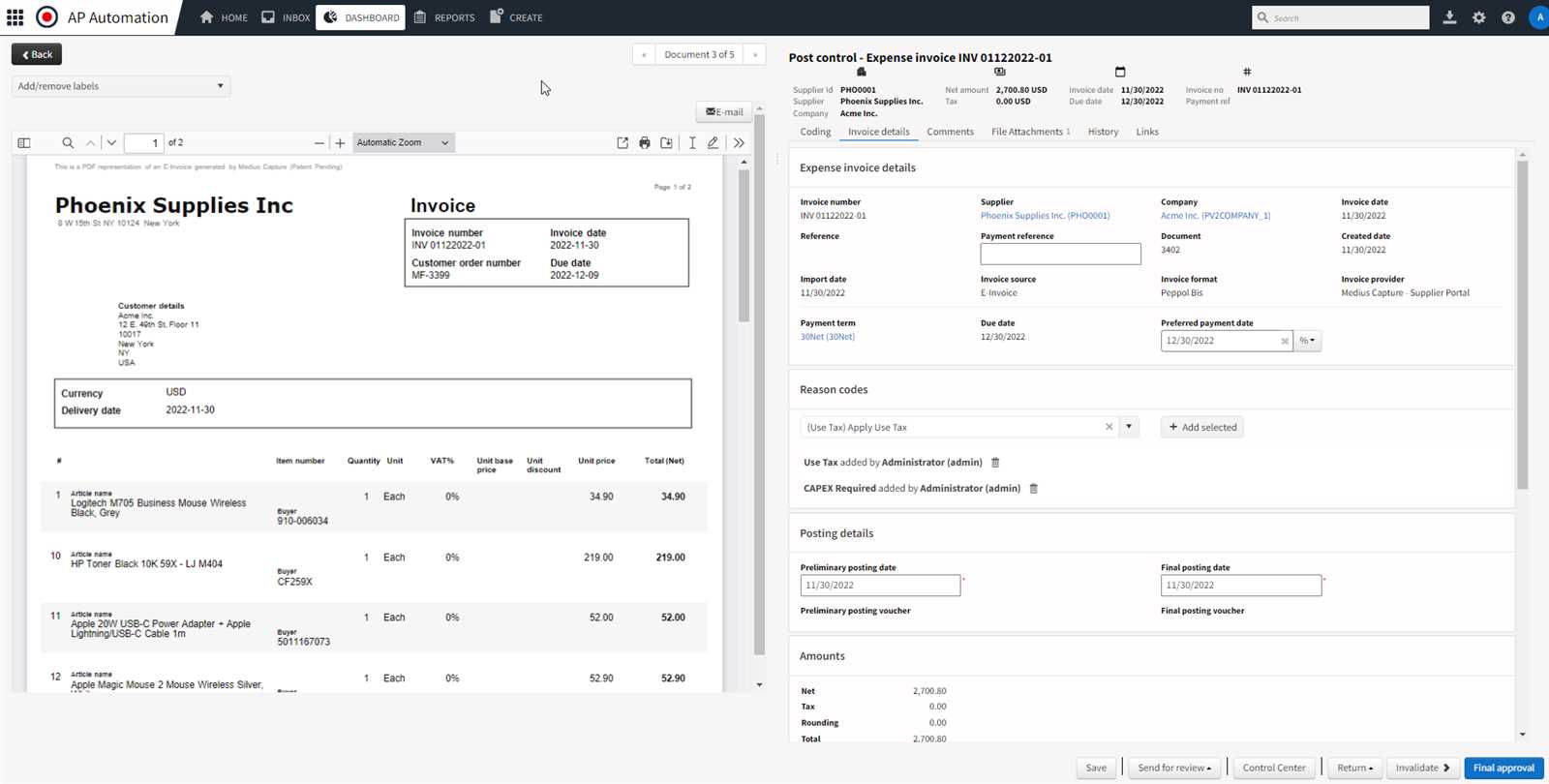 invoice approval template