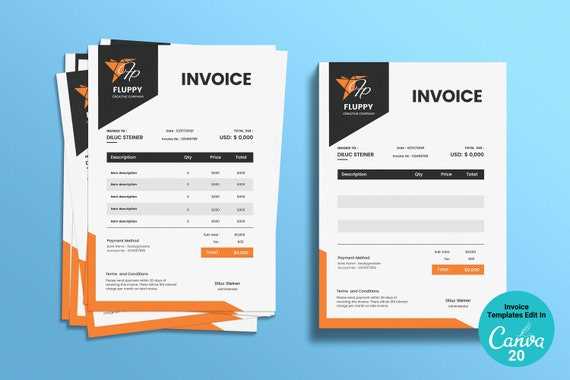 invoice digital template