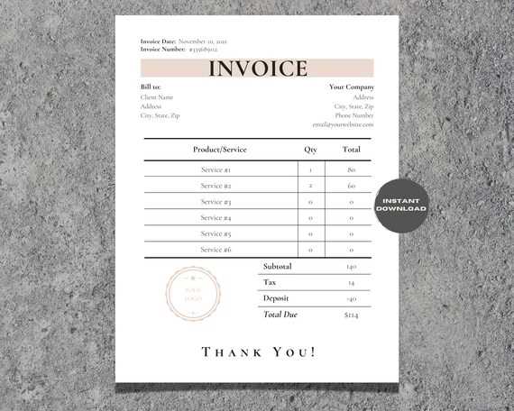 invoice footer template