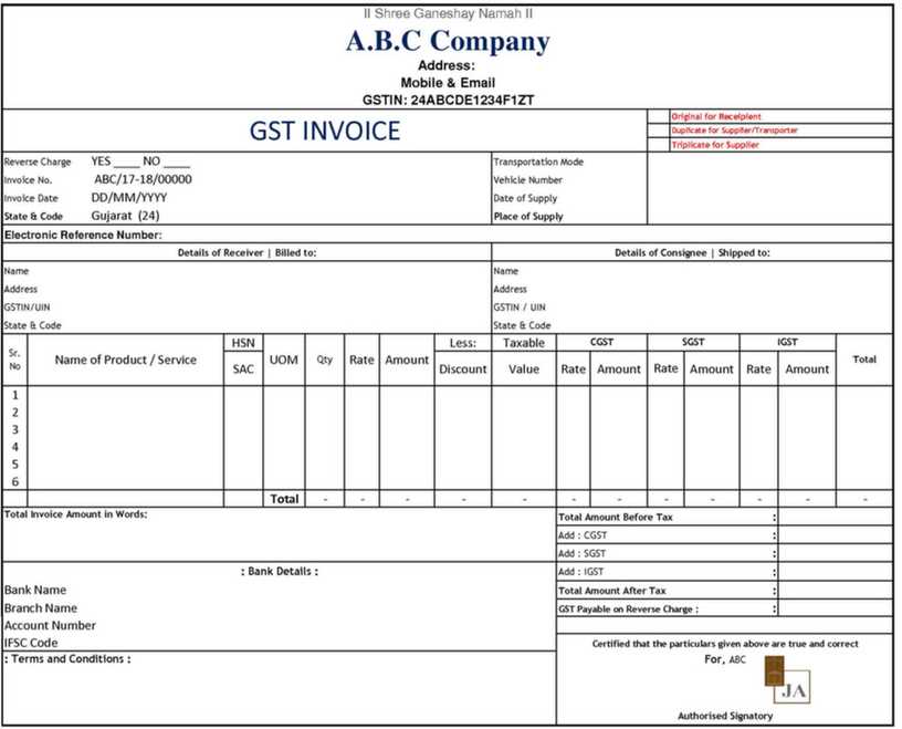 invoice payment terms template