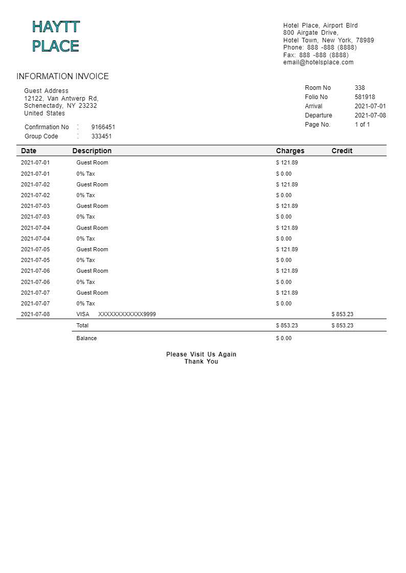 invoice receipt template free