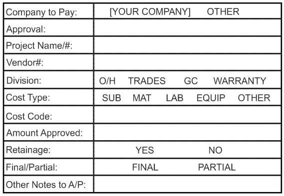 invoice stamp template