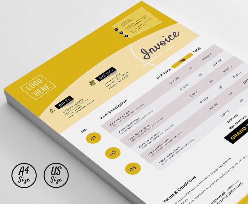 invoice template apple pages