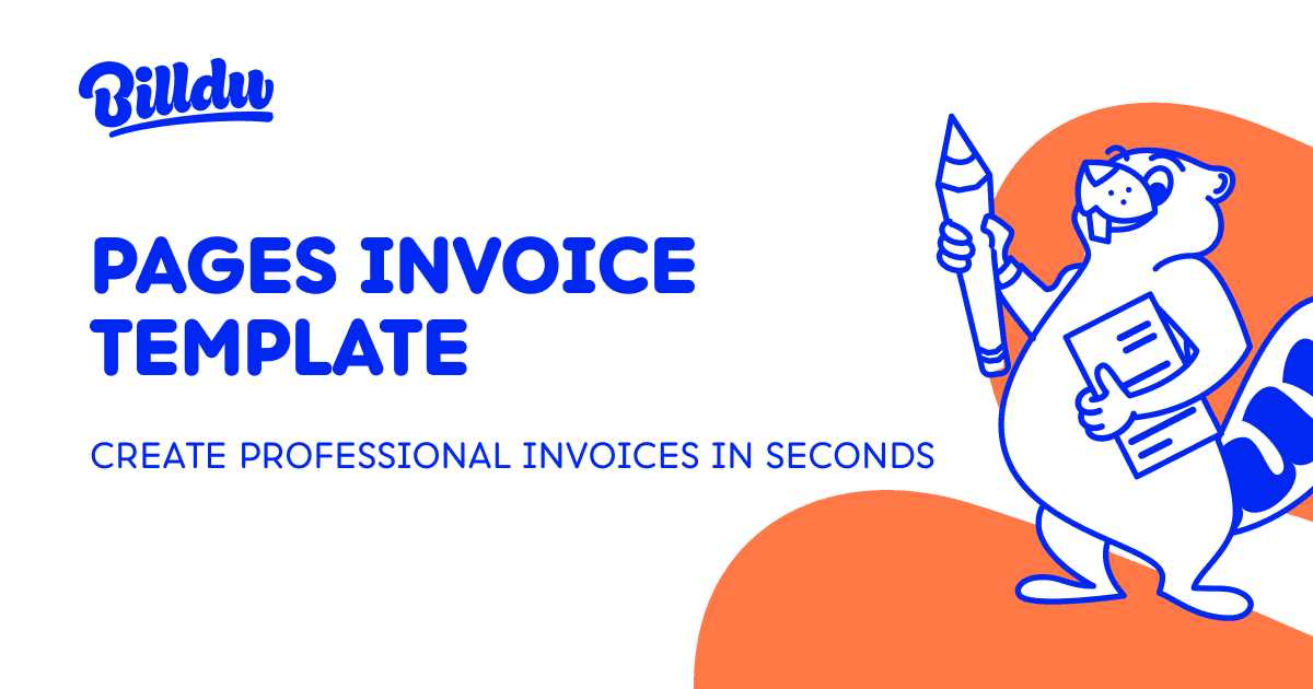 invoice template for apple pages