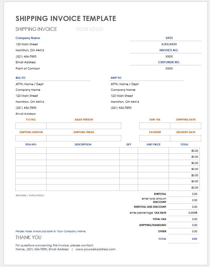 invoice template for labour