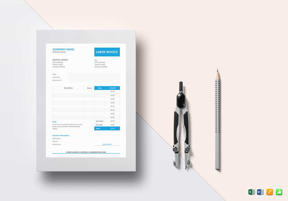 invoice template for labour