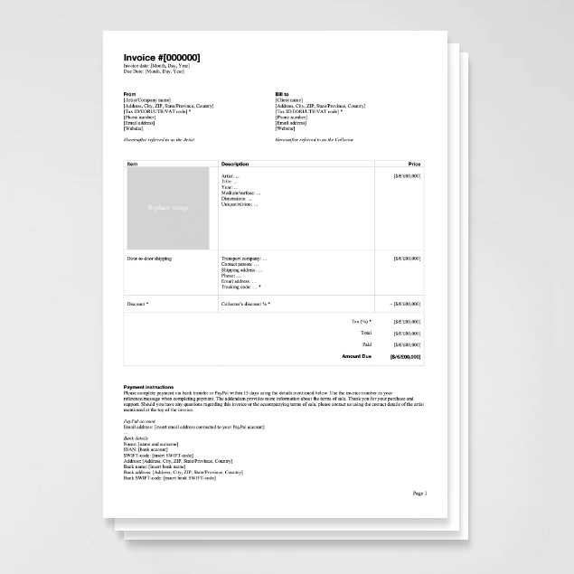 invoice template images