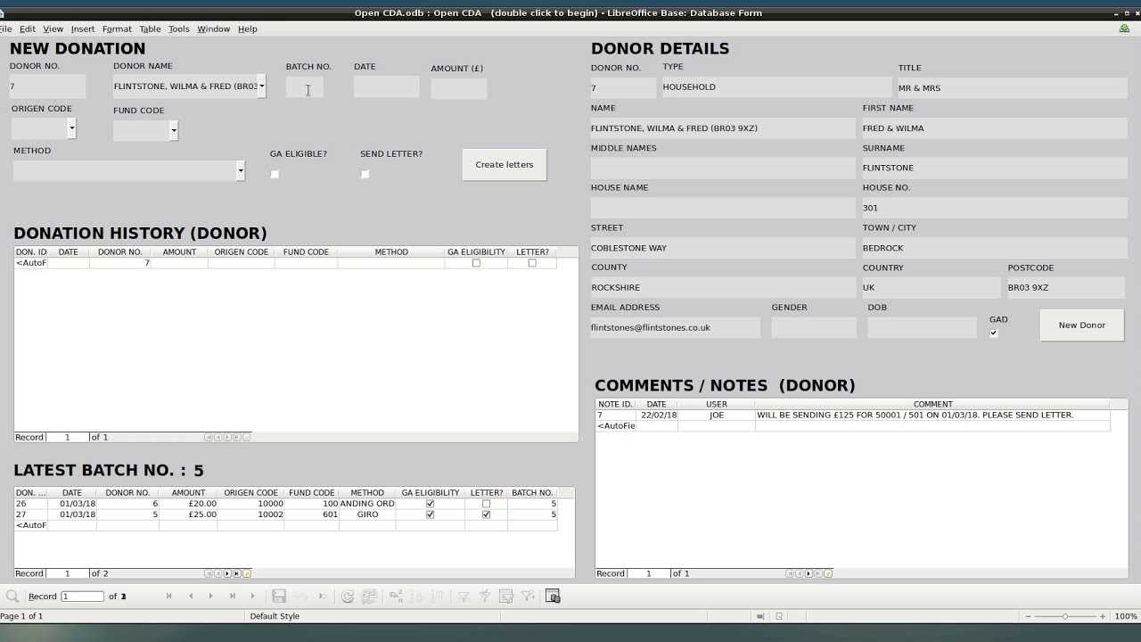 invoice template libreoffice