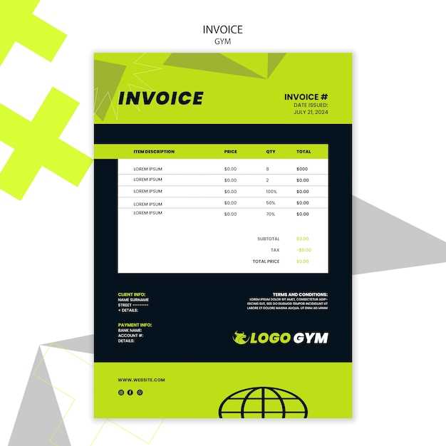 invoice template odt