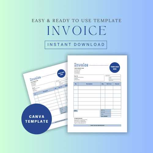 invoice template pages