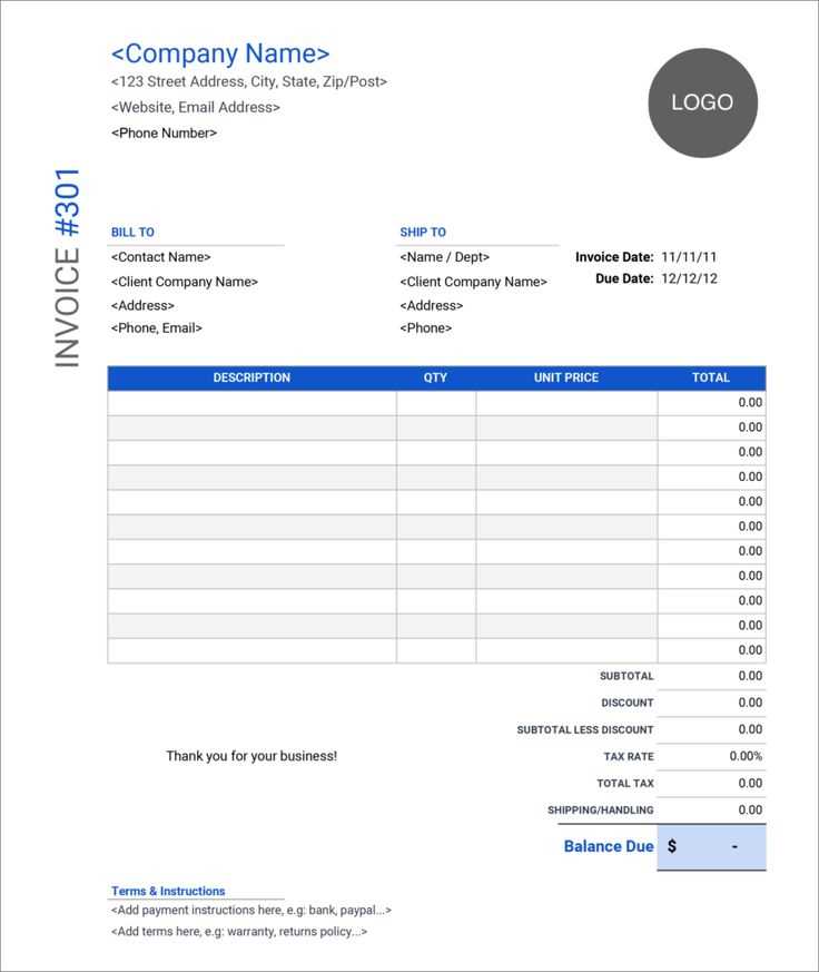 invoice template word docx